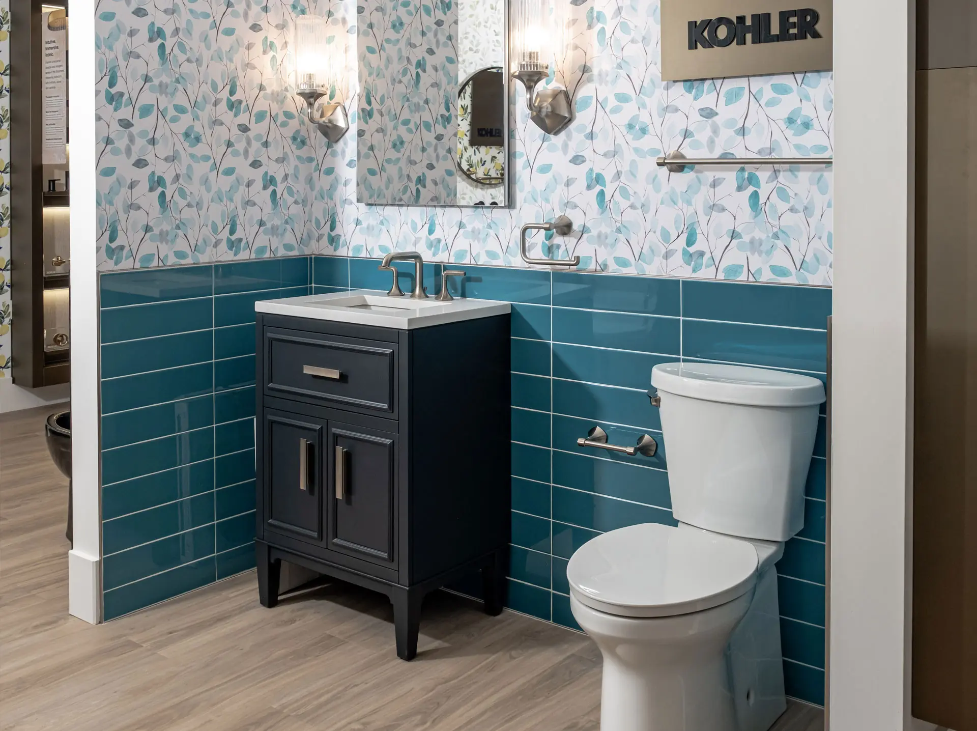 Sample bathroom in Wilmington NC Showroom