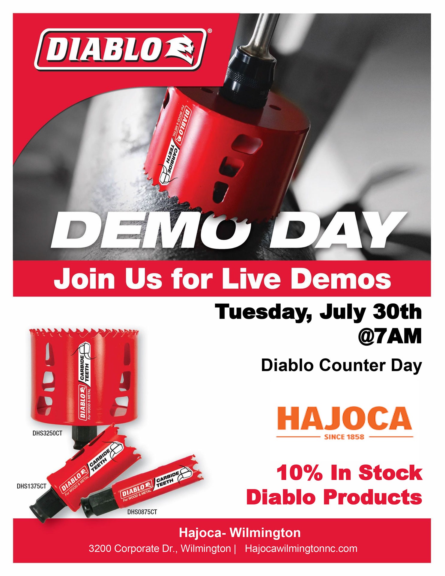 Diable Demo Day July 30th 7:00 AM
