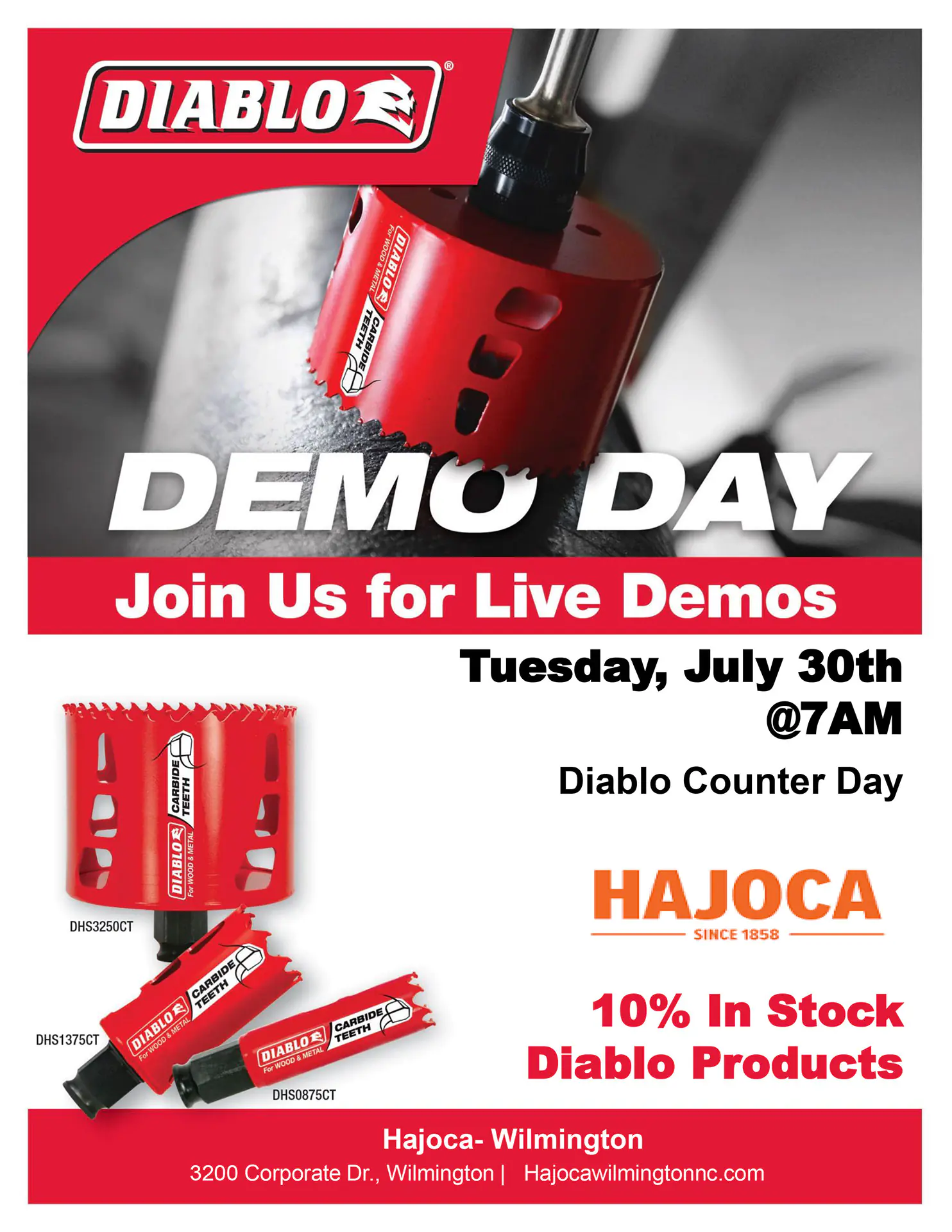Diable Demo Day July 30th 7:00 AM